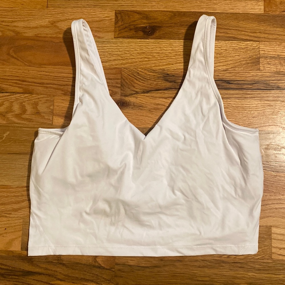 White workout top